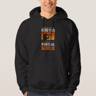 Als je dit kunt lezen, ben je te dichtbij hoodie