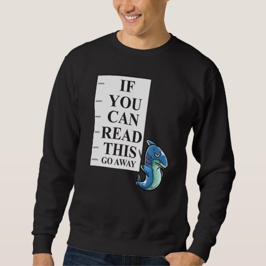 Als je dit kunt lezen ga dan weg Introvert Nerd Sh Trui (Voorkant)