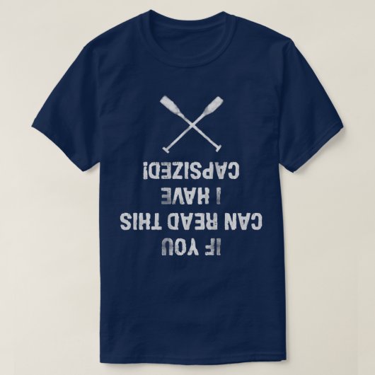 Als je dit kunt lezen, heb ik Kajak Paddeln gekaps T-shirt (Design voorkant)