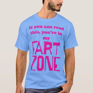 Als je dit kunt lezen in mijn Fart Zone Dark Pi T-shirt