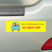 Als je dit kunt lezen, moet je ... bumpersticker (Op auto)