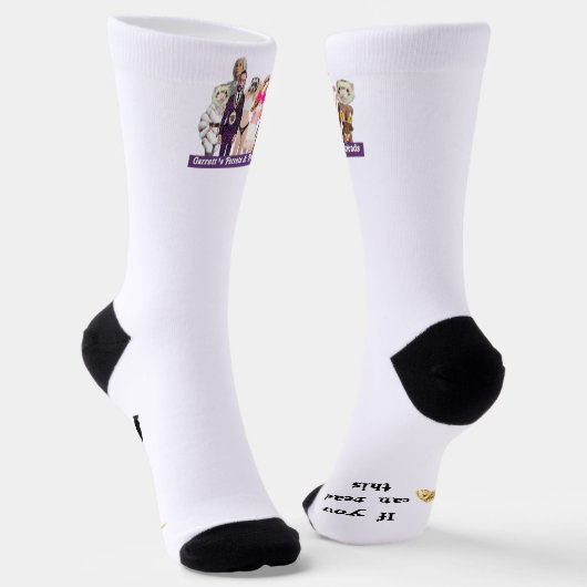 Als je dit kunt lezen... sokken (Gebogen)