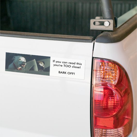 Als je dit kunt lezen...te dichte Bumpersticker (Op Truck)