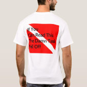 Als je dit kunt lezen, viel de tank uit (Achterkant)