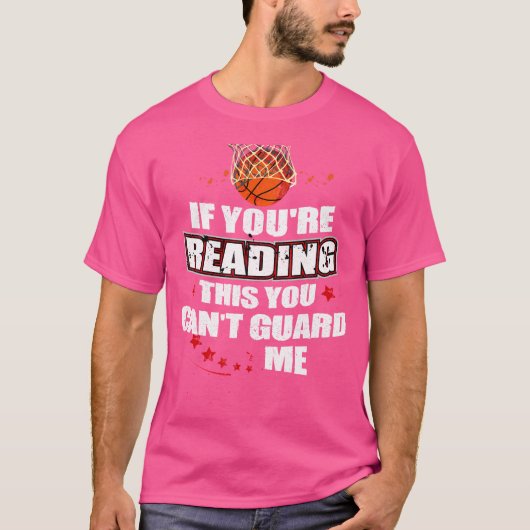 Als je dit leest, kun je me niet beschermen t-shirt (Voorkant)