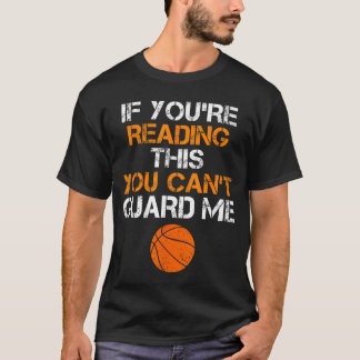 Als je dit leest, kun je me niet bewaken Grappige T-shirt