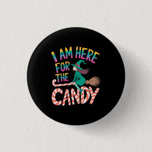Als je dit leest, valt ze van Halloween af Ronde Button 3,2 Cm