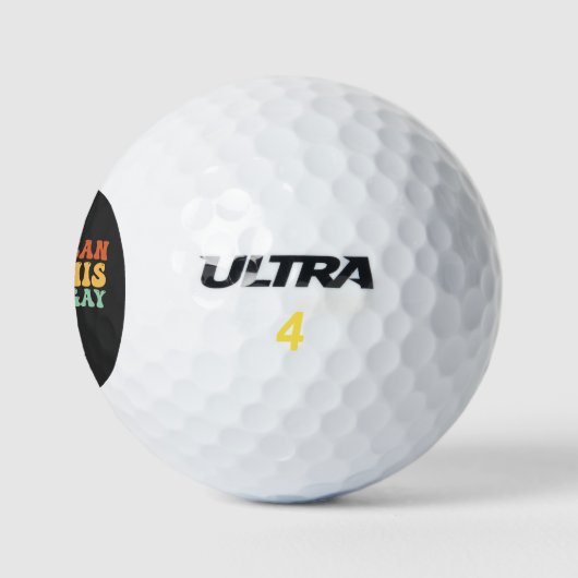 Als je dit ziet, ben je homo golfballen (Logo)