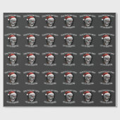 Als je dood bent van binnen, maar het is Kerstmis Cadeaupapier (Vlak)
