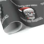 Als je dood bent van binnen, maar het is Kerstmis Cadeaupapier (Rol Hoek)