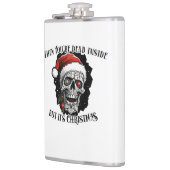 Als je dood bent van binnen, maar het is Kerstmis Heupfles (Links)