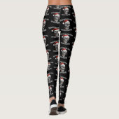 Als je dood bent van binnen, maar het is Kerstmis Leggings (Achterkant)