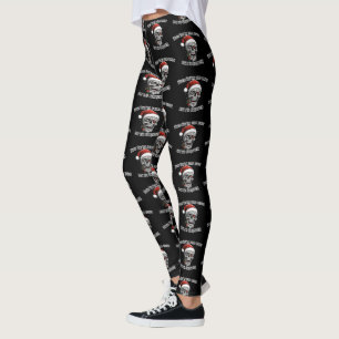 Als je dood bent van binnen, maar het is Kerstmis Leggings