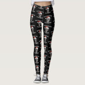Als je dood bent van binnen, maar het is Kerstmis Leggings (Voorkant)