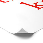 Als je door de hel gaat - Perseverance Quote Poster (Hoek)