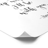 Als je door diepe wateren gaat, Isaiah 43:2 Poster (Hoek)