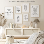 Als je door diepe wateren gaat, Isaiah 43:2 Poster