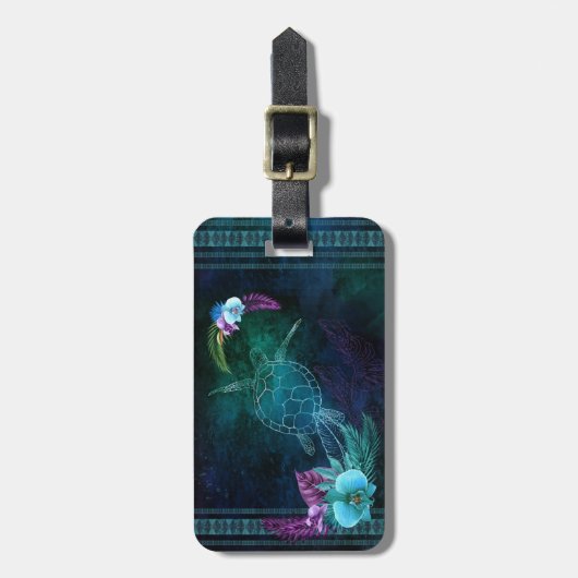 Als je droomt van Hawaii Bagagelabel (Voorkant verticaal)