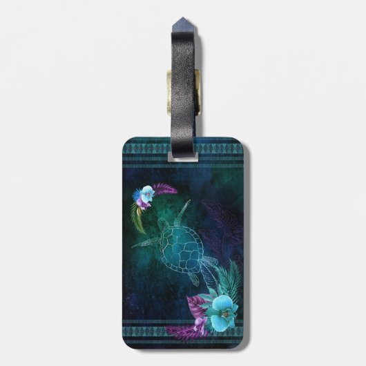 Als je droomt van Hawaii Bagagelabel (Achterkant verticaal)