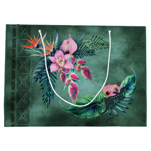 Als je droomt van Hawaii Gift Bag Groot Cadeauzakje (Achterkant)