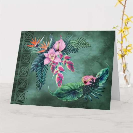 Als je droomt van Hawaii Kaart (Gele Bloem)