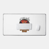Als je durft Halloween Angst Zombie Hand Grafsteen Bureaumat (Keyboard & Muis)
