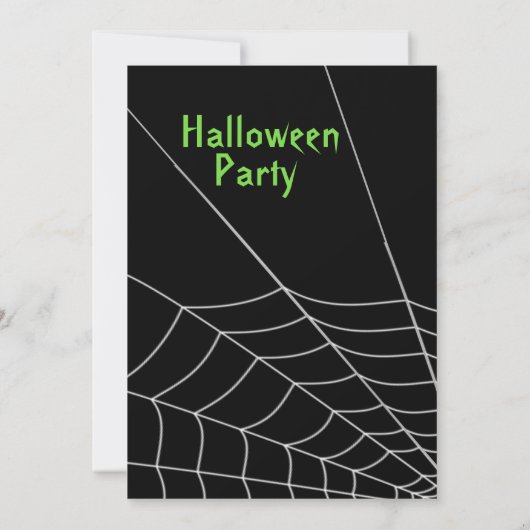 Als je durft Halloween Party Uitnodigingen (Achterkant)
