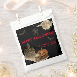 Als je durft - Spooky Haunted House Halloween Bedankzakje