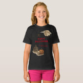 Als je durft - Spooky Haunted House Halloween T-shirt (Voorkant volledig)