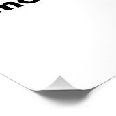 Als je echt om ongeboren kinderen geeft perfect poster (Hoek)