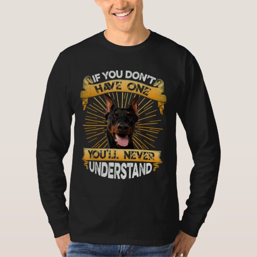 Als je één Doberman Pinscher Funny niet hebt T-shirt (Voorkant)