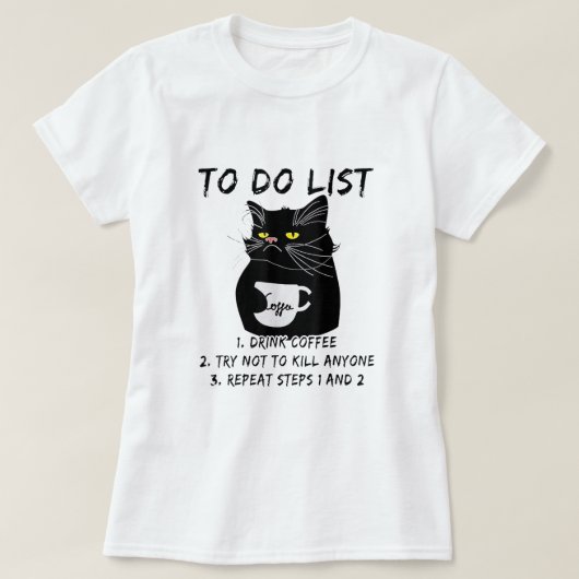 Als je een Drink-koffie wilt aanbieden en je wilt  T-shirt (Design voorkant)