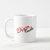 "Als je een dubbel gezicht hebt..." Koffiemok (Links)