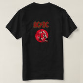 "Als je een fan bent van echte rockmuziek, AC / DC T-shirt (Design achterkant)