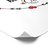 Als je een gespannen rust krijgt, maar niet ophoud poster (Hoek)