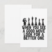 Als je een goede beweging ziet, kies dan voor een  bedankkaart (Voorkant / Achterkant)