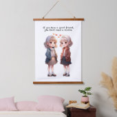 Als je een goede vriend hebt hangend wandkleed (Slaapkamer)