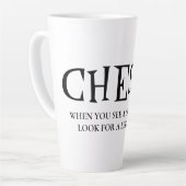 Als je een goede zet ziet, zoek dan een beter scha latte mok (Linkerhoek)