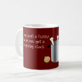 Als je een grappig bot kookt koffiemok (Voorkant links)