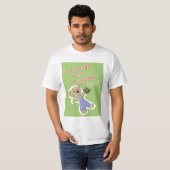 Als je een hond een brownie geeft t-shirt (Voorkant volledig)