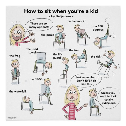 Als je een kind bent. poster (Voorkant)