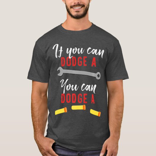 Als je een moersleutel kunt neerleggen, kun je een t-shirt (Voorkant)