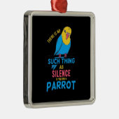 Als je een papegaai hebt metalen ornament (Rechts)