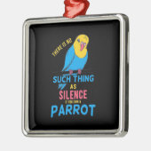 Als je een papegaai hebt metalen ornament (Links)