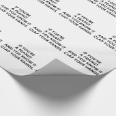 ALS JE EEN PEANUT.png BENT Cadeaupapier (Hoek)