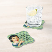 Als je een ring verlaat, laat ik een teken achter. kartonnen onderzetters (Insitu)