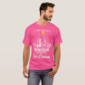 Als je een soft serve volleybalspeler coach wilde t-shirt (Voorkant volledig)