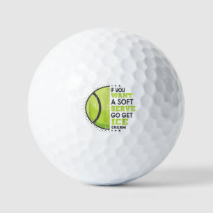 Als je een soft serve wilt, ga dan ijs halen Grapp Golfballen