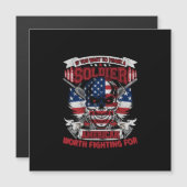 Als je een soldaat wilt bedanken die American Wort (Voorkant / Achterkant)