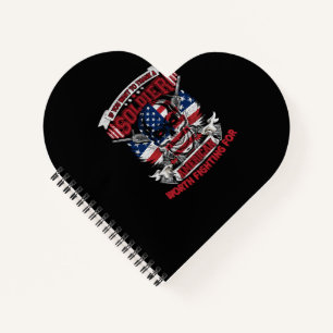 Als je een soldaat wilt bedanken die American Wort Notitieboek